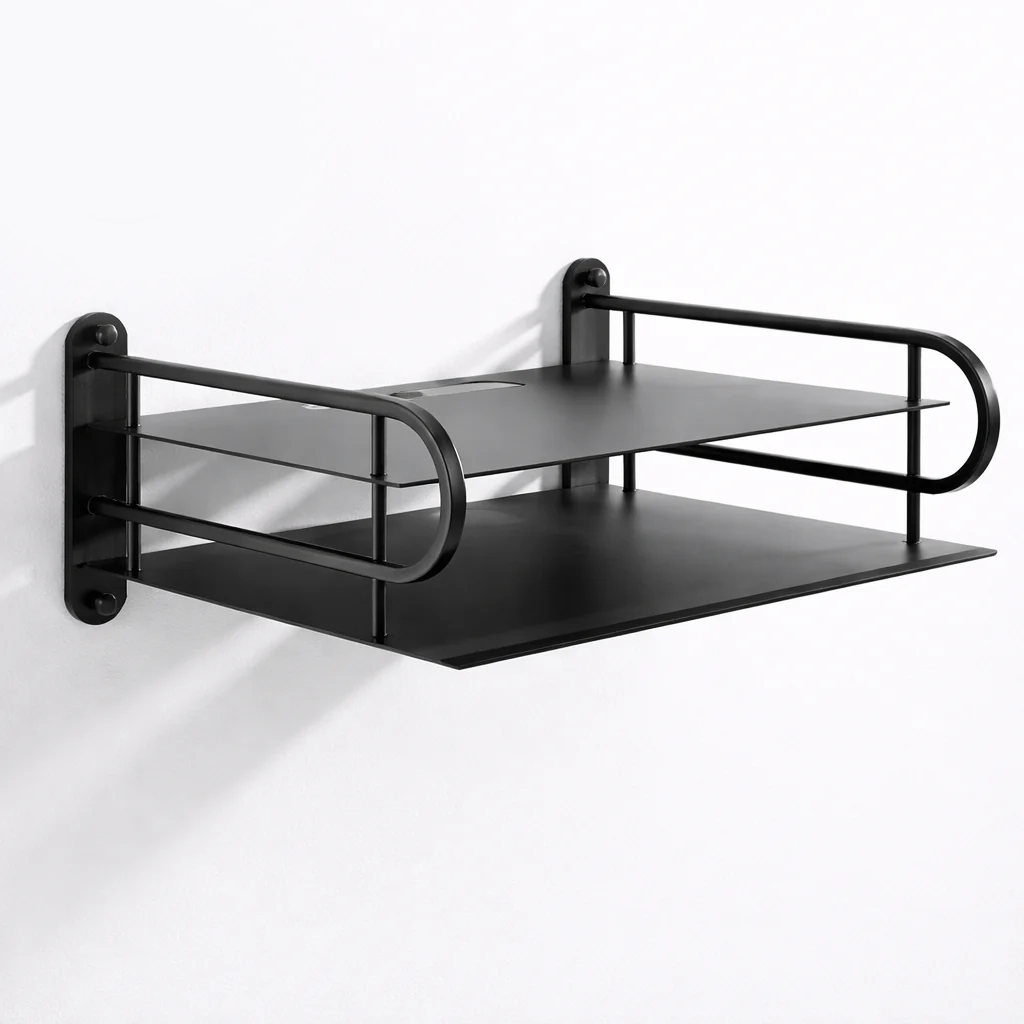 Wall mounted router stand