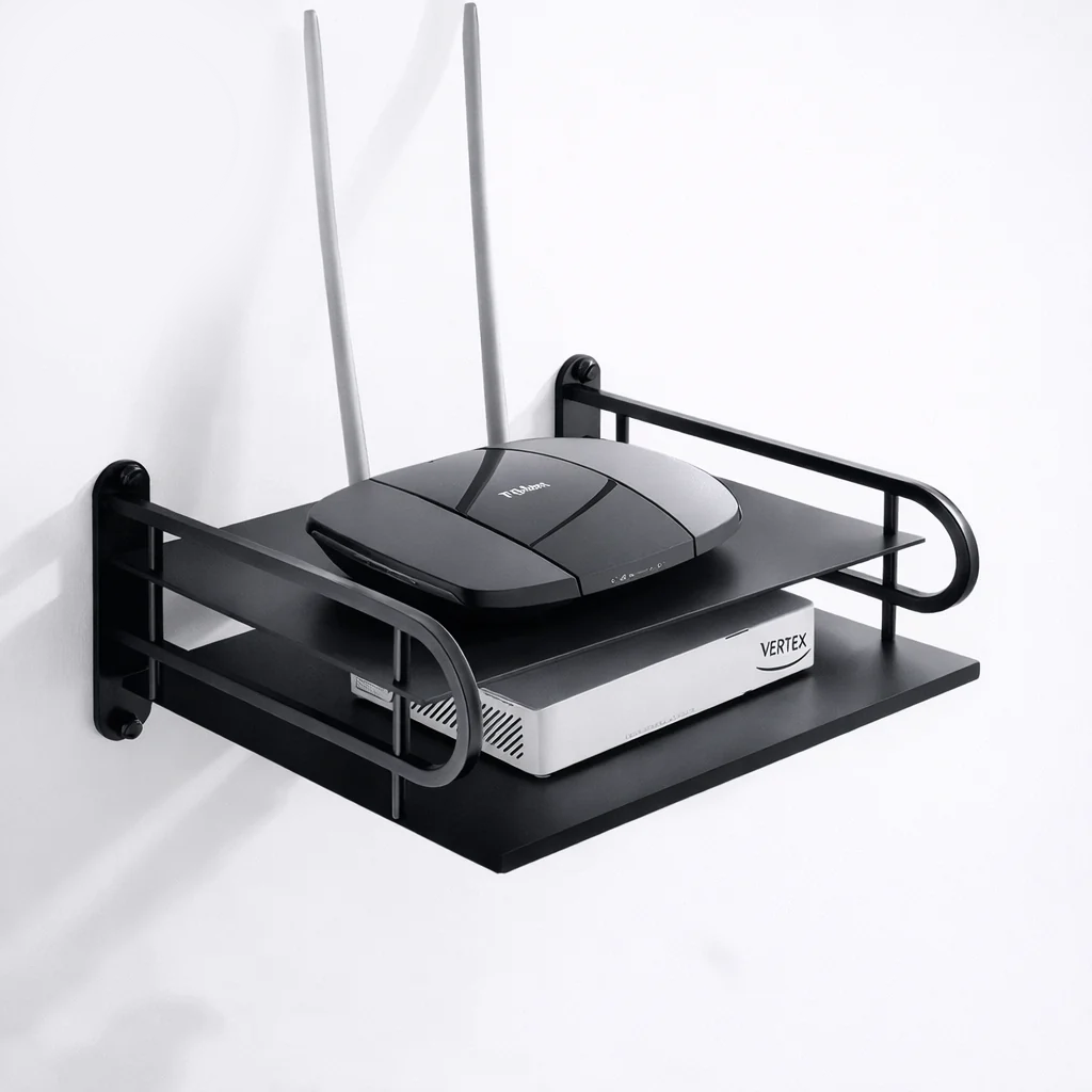 Wall mounted router stand