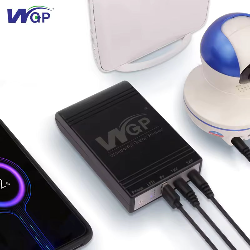 Premium Mini UPS – WiFi Router & CCTV Backup Solution Multi-output USB 5V DC12V 12V