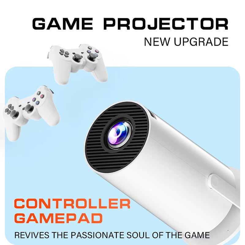 G300 Pro Android Game Projector – Smart Mini Projector with 2000+ Games & Built-in Speaker