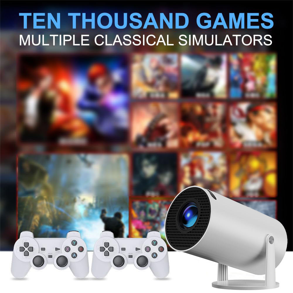 G300 Pro Android Game Projector – Smart Mini Projector with 2000+ Games & Built-in Speaker