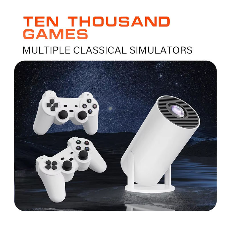 G300 Pro Android Game Projector – Smart Mini Projector with 2000+ Games & Built-in Speaker