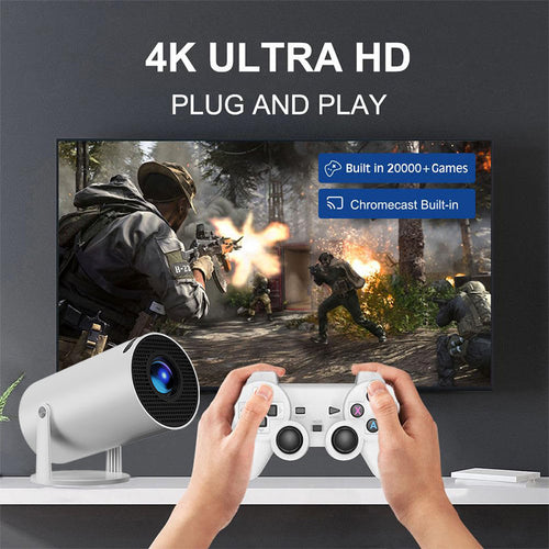 G300 Pro Android Game Projector – Smart Mini Projector with 2000+ Games & Built-in Speaker