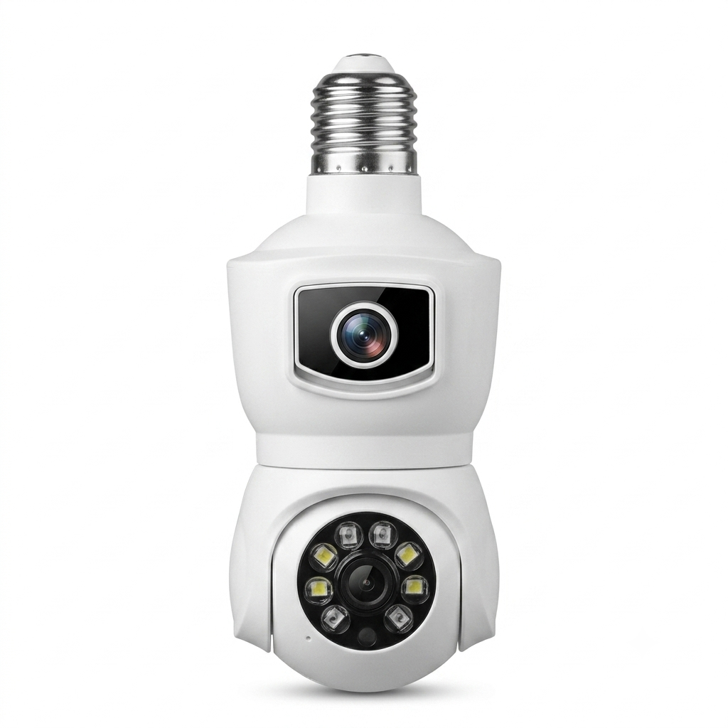 V380 E9 Dual Lens Smart Bulb Camera
