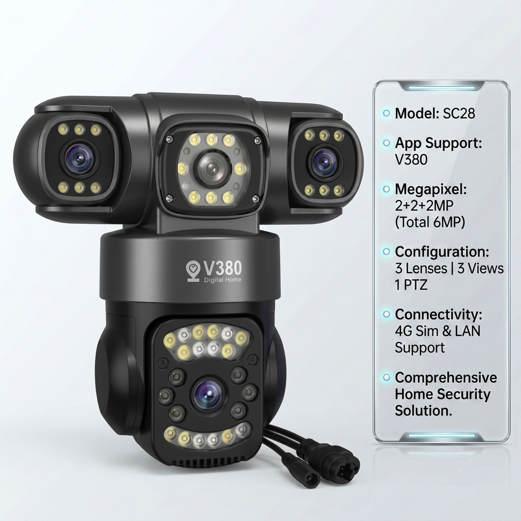 V380 SC28 4G Camera